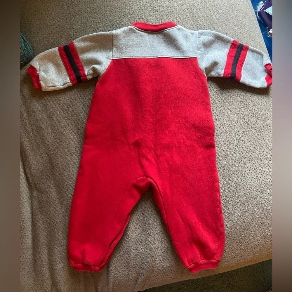 Team starter Maryland Terrapins long‎ sleeve warm one piece outfit - 24 months